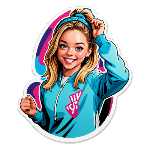 Enerhiya at Saya: Sticker ni Sydney Sweeney na Magbibigay-Buhay sa Iyong Stylized na Mundo!