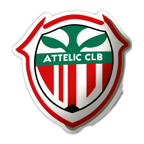 Kibandiko cha Sanaa chenye Nembo ya Athletic Club