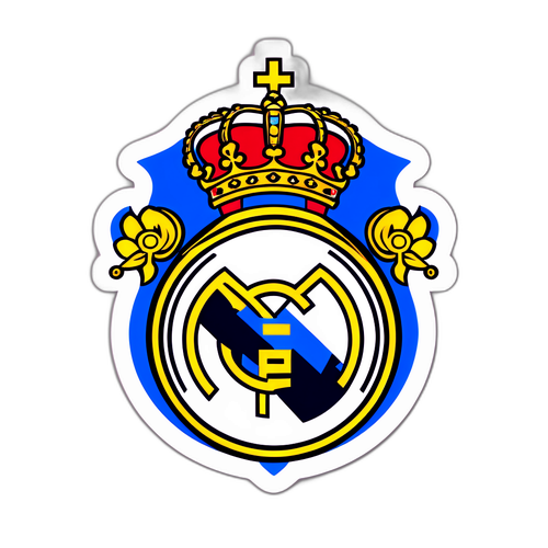 Sticker ya Real Madrid ya kifahari