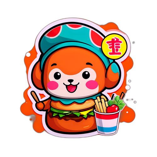 可愛的7-11吉祥物貼紙