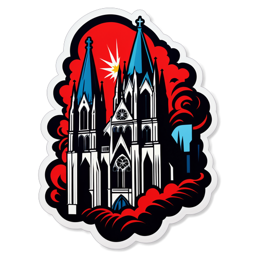 Kölner Dom in explosiver Dynamik