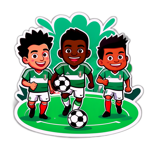 Stiker Seru Tim Sepak Bola