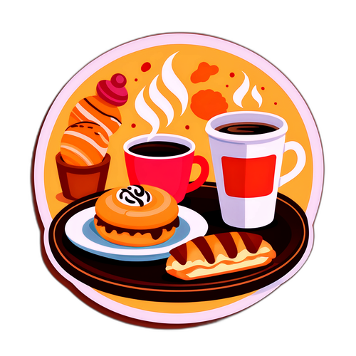 סצנת קפה חמה