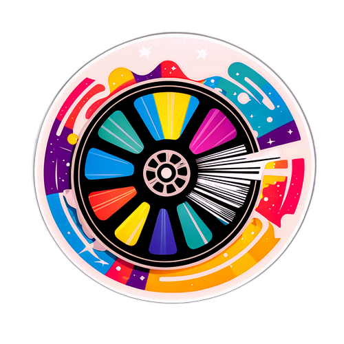 Autocollant inspiré du film Movix