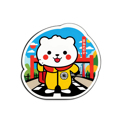 仙台市地下鉄マスコットキャラクターによる観光スポット紹介デザイン