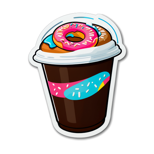 Masarap na Sticker para sa Dunkin' Donuts