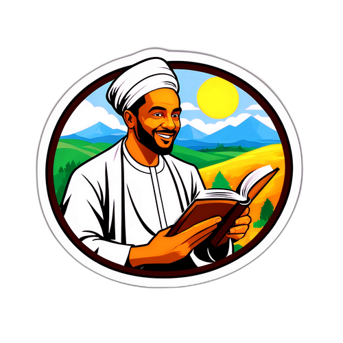 Бела Мухаммад з книгою