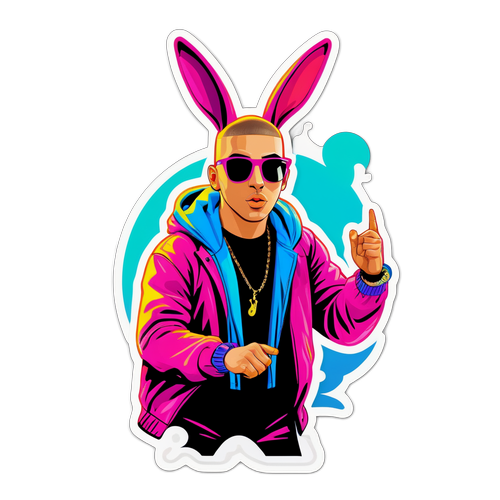 Bad Bunny Live Sticker