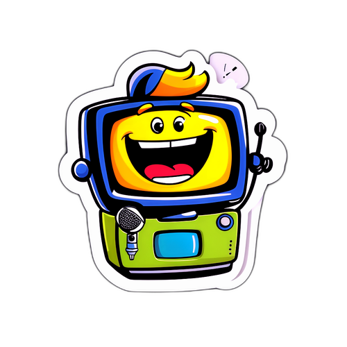 Speelse Cartoon Televisie