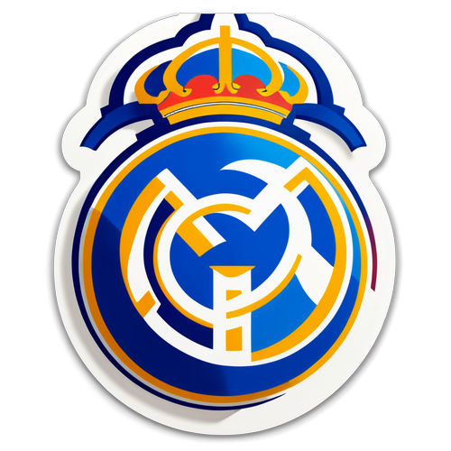 Real Madrid Team Logo Sticker