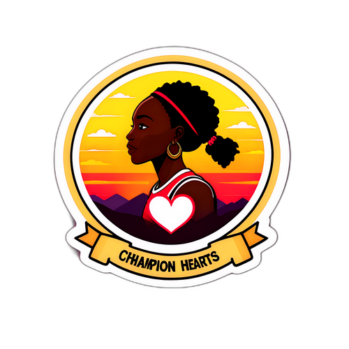 Silhouette ya Faith Kipyegon