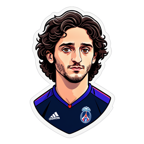 Adrien Rabiot'un Takım Renkleriyle Hayat Bulduğu Çıkartma! Futbolseverlerin Kaçırmaması Gereken Ayrıntılar!