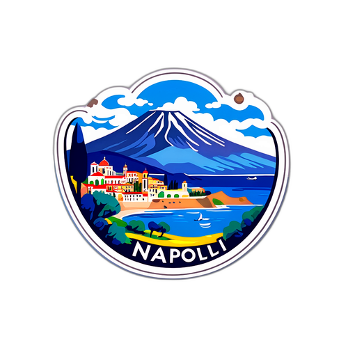 Logo Napoli w stylu malarskim
