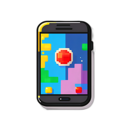 Autocollant Smartphone Pixel Art