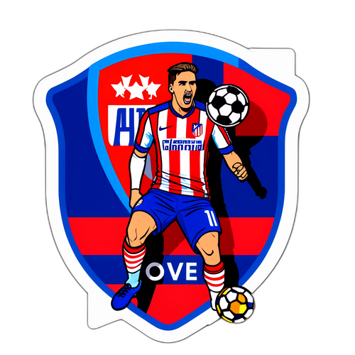 Atlético Madrid vs Inter Sticker