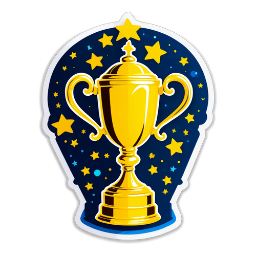 FA Cup Trofee Sticker