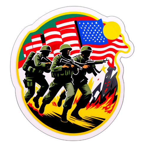 उदाहरण: युद्धभूमि पर सैनिक