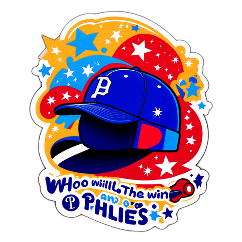 Animated na Baseball Cap ng Dodgers at Phillies
