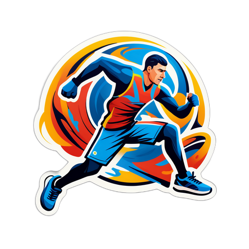 Стікери на тему емоцій та моментів спортивного руху в Таганрогу