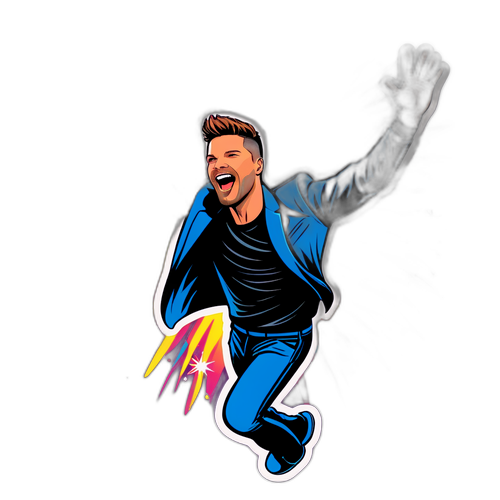 Ricky Martin energikus tánca