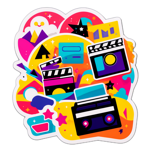 Adesivo Tematico Cinema anni '90