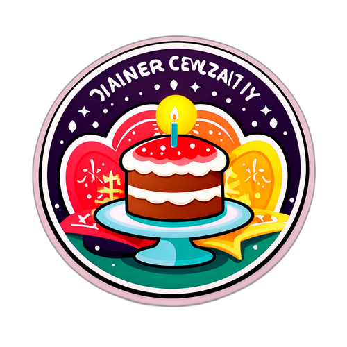 Стикер с символикой праздника 22 января