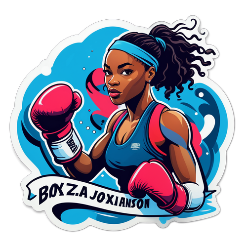 Boxing Champion in Action