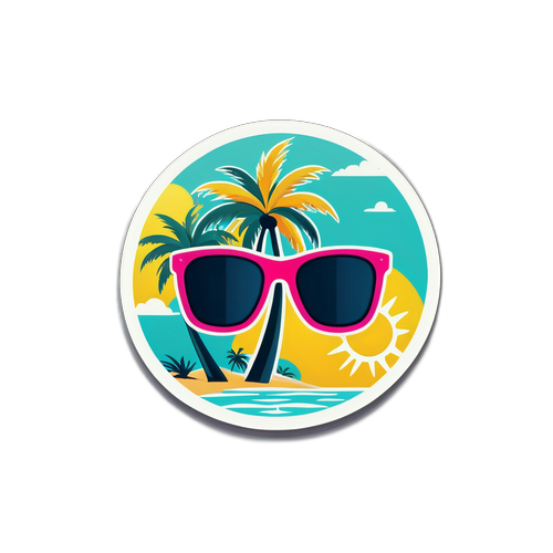 Nálepka s tématem reality show Love Island