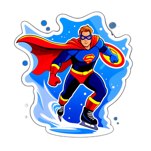 Nikolaj Ehlers som superhelt på isen