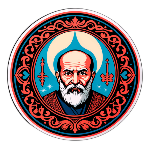 Стикер с мотивами философской работы Плеханова