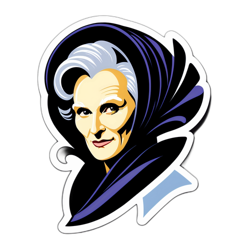 Elegant Silhuet af Glenn Close
