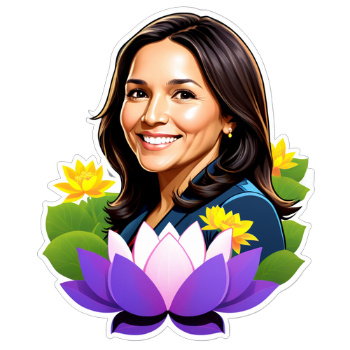 Tulsi Gabbard w Kwiatach Lotosu: Symbol Pokoju i Harmonii, Który Musisz Zobaczyć!