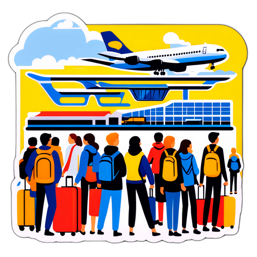 Arlanda Flygplats Med Resenärer