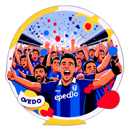 Sherehe ya Goli la Oviedo dhidi ya Espanyol
