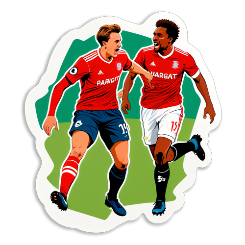 Stiker Pertandingan Sukacita: Nottingham Forest vs Brighton