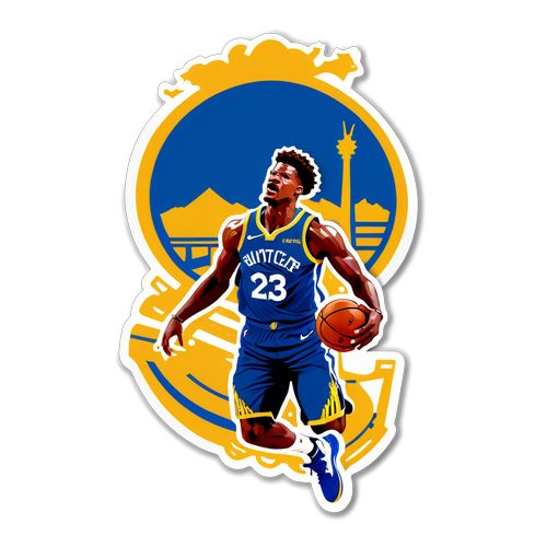 Sticker ni Jimmy Butler na Nagda-dunk