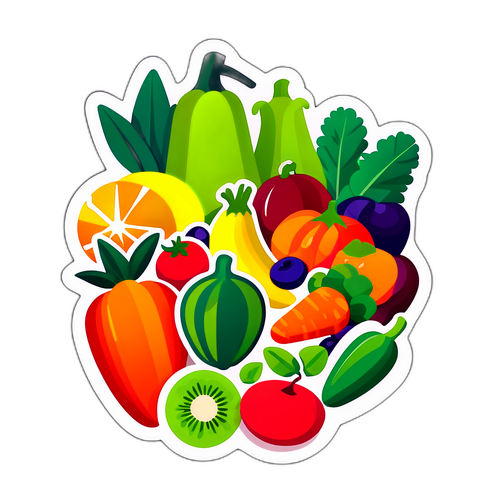 Ozempic - Zdravý životní styl s čerstvým ovocem a zeleninou