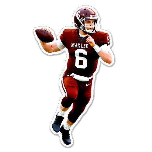 Baker Mayfield Classic Throw Sticker