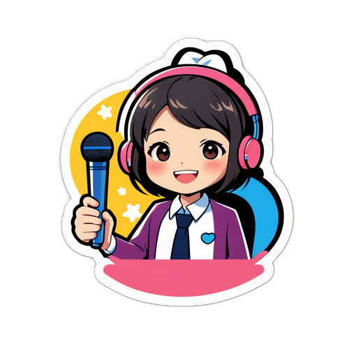 優しいアナウンサーのデザイン