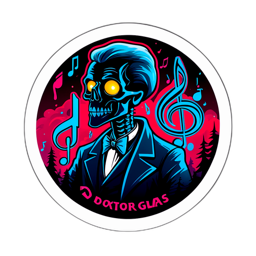 Doktor Glas Klistermärke