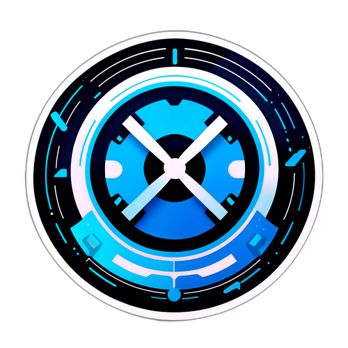 Stylisches XRP-Logo mit futuristischen digitalen Elementen