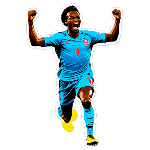 Sticker ya Mbeumo Akishangilia Goli