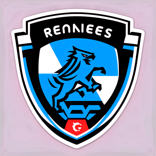 Conception d'un autocollant inspiré du match entre Rennes et Marseille