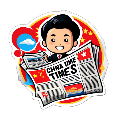 中國時報卡通貼紙