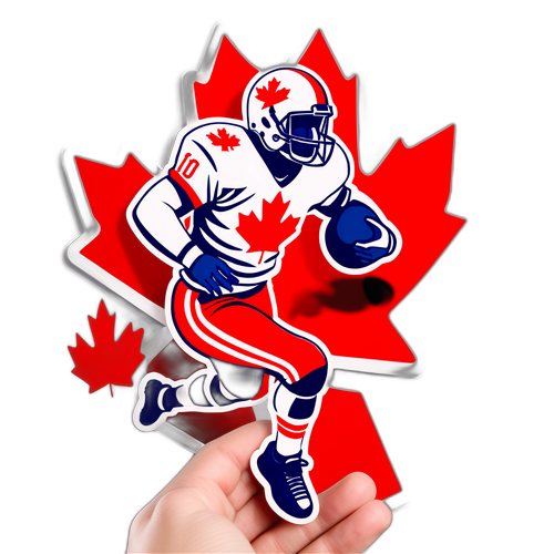 Sticker Équipe de Football Canadien