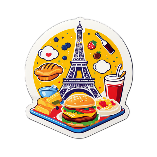 Mtindo wa Eiffel Tower na Vyakula Maarufu vya Ufaransa