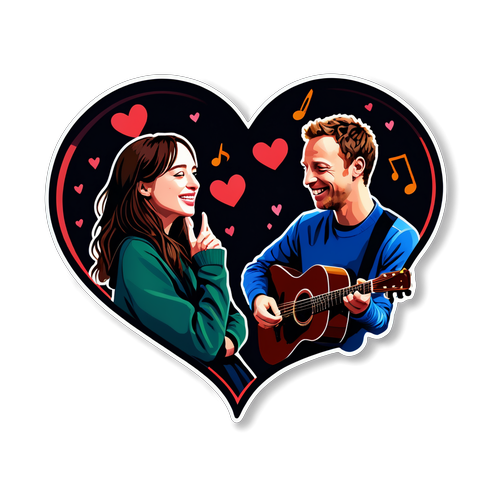 Älä Missaa Näitä Rakkaita Hetkiä: Chris Martin ja Dakota Johnson sydänten ja musiikin keskellä!