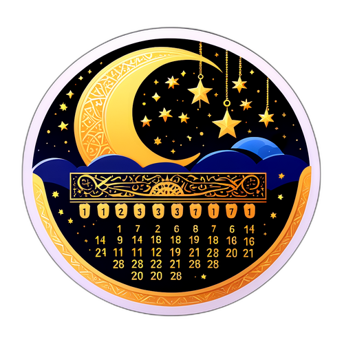 Stiker Bertema Kalender Hijri
