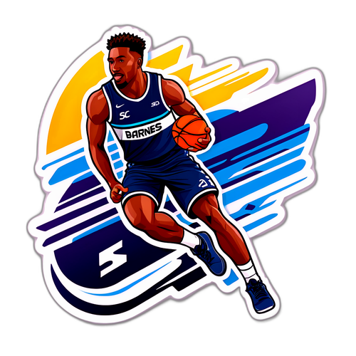 Sticker ni Scottie Barnes sa Aksyon