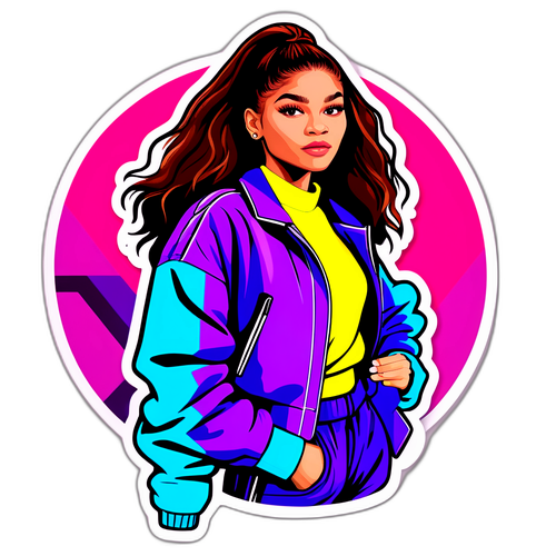 Zendaya mint divatikon modern ruházatban